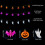 Φωτιστικά σε σχήμα κολοκύθας για το Halloween 9,8ft με 30LED, σε σχήμα νεράιδας με δύο 3