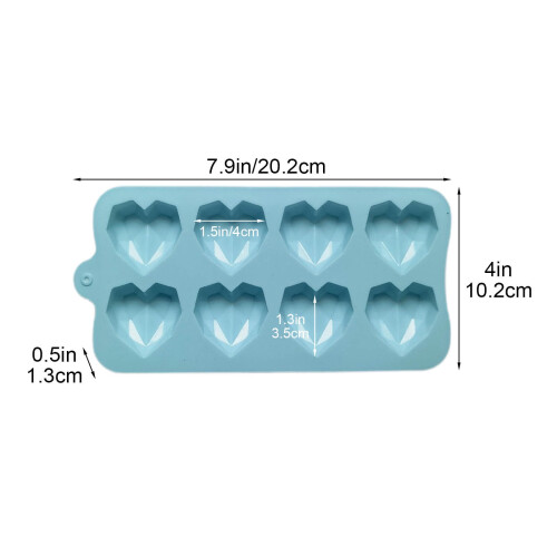 8 Multi-heart Tool Pudding Dessert Tool Cake Decoration Baking Utensils Christmas Tool 2