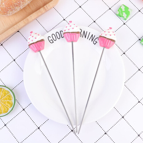 4Pcs Baking Tool Stainless Steel Cake Tester Pin for Bread and Cupcake Baking Assorted Colors 2