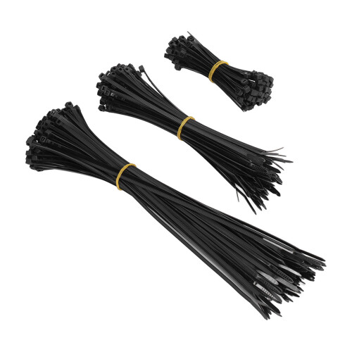 Fascette per cavi autobloccanti in plastica resistente ai raggi UV, multiuso per interni ed esterni. 1