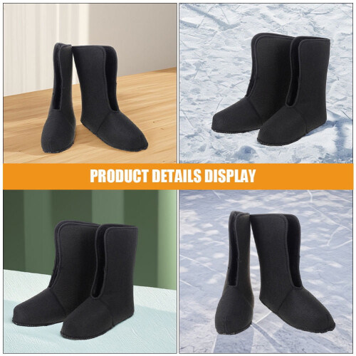 1Pair Warm Felt Boot Liners Insulate Snow Boots Replacement Sock Inserts 2