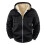 Herren-Fleece-Kapuzenpullover, winddichter Outdoor-Pullover 2