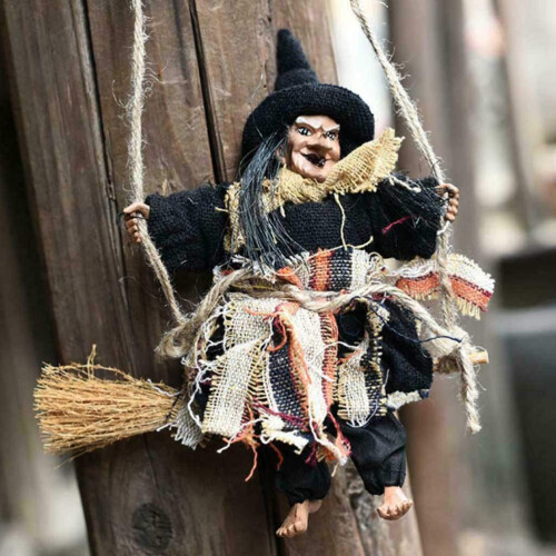 Στοιχειωμένο Σπίτι, Στοιχειωμένα Σκεύη για Πάρτι, Κρεμαστές Μάγισσες, Ρητίνη, 1