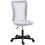 Vinsetto Vinsetto Mesh Office Chair Armless Adjustable Height White 2