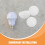 Globi LED a semisfera per luci da bagno (10 pezzi) 8