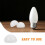 LED Vanity Light Globes White 10Pcs Wall Sconce Glass Shade 8