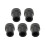 Skid Resistant Replacement Cane Tip Durable Construction Easy To Install Rubber Tip Non Marring Floor Protection Mobility Support Accessories For 4