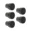 Skid Resistant Replacement Cane Tip Durable Construction Easy To Install Rubber Tip Non Marring Floor Protection Mobility Support Accessories For 5