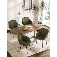 (Olive Green, Set of 4) Goeurvant Dining Chairs