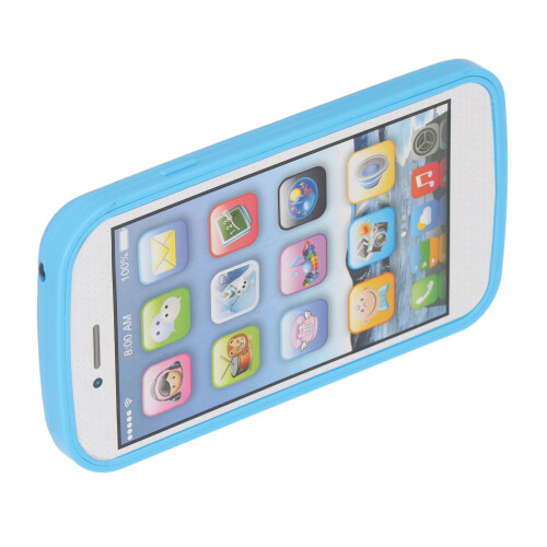 Kinder Lerncomputer Telefonform Englisch Blau 2