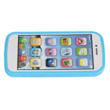 Englisch Lernspielzeug Telefon für Kinder Blau