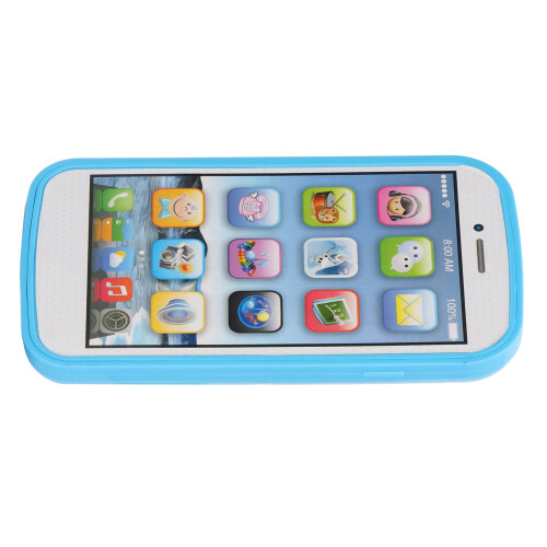 Englisch Lernspielzeug Telefon für Kinder Blau
