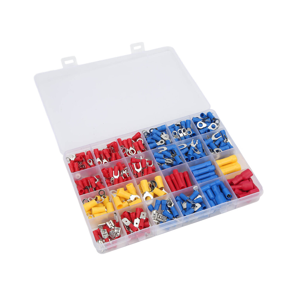 Insulated Wire Terminals Pack 373Pcs Crimp Connectors For Electrical Projects 8351376062782