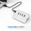 Διανομέας USB3.0 με αναγνώστη SD Micro SD Κατασκευή από κράμα αλουμινίου Plug and Play 5