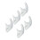 10Pcs Ceramic Tea Accessory White Guanyin Hand Tea Strainer Supports 2