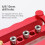 Αυτοκεντραριζόμενο Doweling Jig Metric Dowel6/8/10mm Punch Locator Εργαλεία διάτρησης για ξυλουργική 5