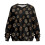 Leopardenmuster Damen-Sweatshirt, langärmelig, Oversize 4