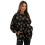Leopardenmuster Damen-Sweatshirt, langärmelig, Oversize 7