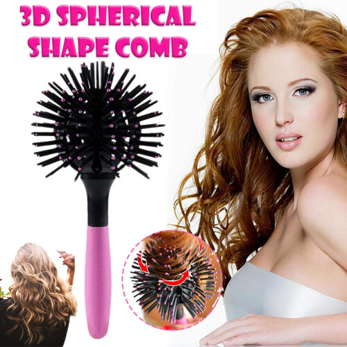 Βούρτσα μαλλιών 3D Bomb Curl – Στρογγυλή βούρτσα για στέγνωμα με πιστολάκι, 360 Ball Curler, 1