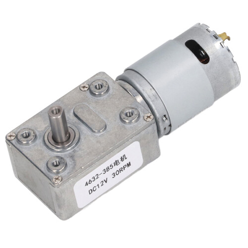 Υψηλής ροπής DC Motor12V Ατέρμονας γρανάζι με ισχυρή αυτο-κλειδωμένη σταθερή απόδοση, 2