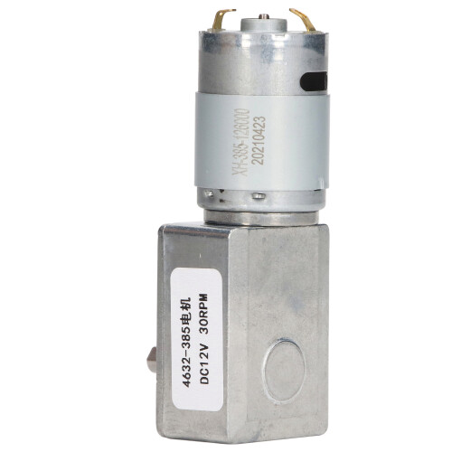 Υψηλής ροπής DC Motor12V Ατέρμονας γρανάζι με ισχυρή αυτο-κλειδωμένη σταθερή απόδοση, 1