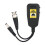 Επιχρυσωμένο BNC HD Video Balun Μεταφορά HD σε μεγάλες αποστάσεις με υποδοχή τροφοδοσίας 5