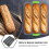 Nonstick Loaf Bread Baking Pan Set for Homemade Bread, Easy Release Bakeware, Kitchen Mold for Baking 3