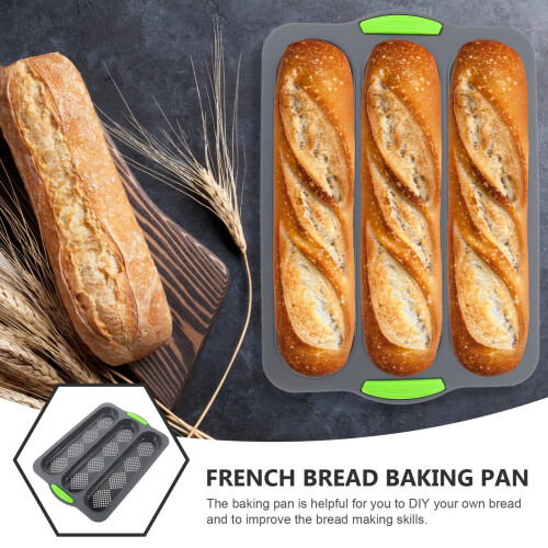 Nonstick Loaf Bread Baking Pan Set for Homemade Bread, Easy Release Bakeware, Kitchen Mold for Baking 2