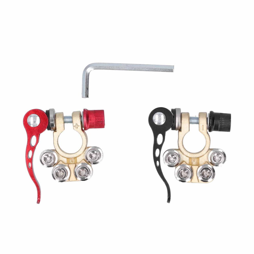 Boat & Car Battery Terminal Clamp Toolless Disconnect For 12V 24V 6V Systems 9301391803234