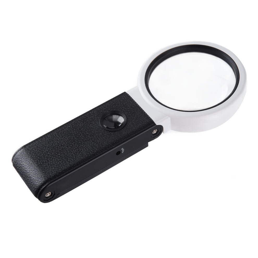 Observation & Repair LED Magnifier ABS Handheld with Foldable HD Lens TH-7018B