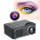 Φορητός βιντεοπροβολέας Visual Feast Full HD Mini4K Home Theater Λάμπα LED με διάρκεια ζωής, πλούσια 5