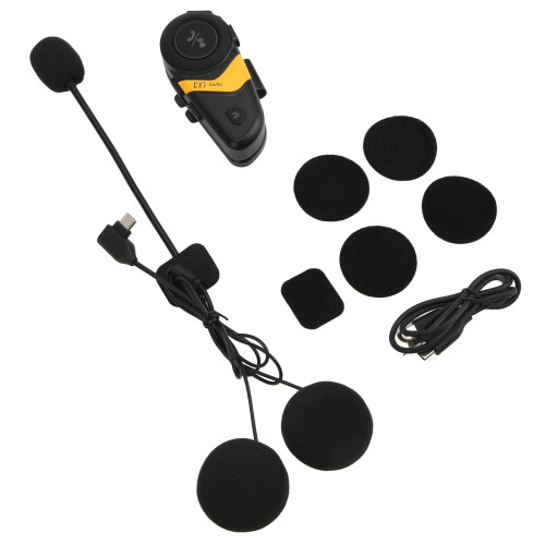 High Performance Motorcycle Bluetooth Headset, Intercom Communication with Waterproof Certification and Glove-Friendly Controls, Compact Design 2