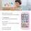Kids Pink Touch Screen Phone Learning Toy, Plastic, Battery-Powered 4