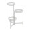 Living And Home (White, 3-Tier) Minimalist Foldable Multi-layer Flower Stand Flowerpot Rack 5