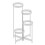 Living And Home (White, 4-Tier) Minimalist Foldable Multi-layer Flower Stand Flowerpot Rack 4