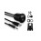 USB 3.5mm 1/8 Aux Extension Cable Lead Mounting Panel Car Boat Dash Flush Mount 2