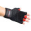 Herren Fitnesshandschuhe, Größe S, Schwarz/Rot 3