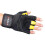 Herren Fitnesshandschuhe Medium, Schwarz/Gelb 3