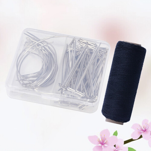 Eease 71pc Wig Making Pins & Needles Set with Thread 2