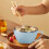 Small Plastic Rice Bowl - Blue, 15.5 cm, 1 Piece 4