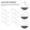 Lolippyy Transparent Toothbrush Caps, Covers, 8Pcs 3