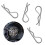Cotter Pins Assortment Kit Carbon Steel 100 pcs 6 sizes 4