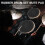 Minkissy Drum Pads Practice Black Rubber Drum Muffler Pad 1Set 4