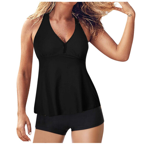 Γυναικείο Tankini Μαγιό με Στάμπα και Τιράντες, Μόνο Τοπ Χωρίς Κάτω Μέρος S - XXXL 2