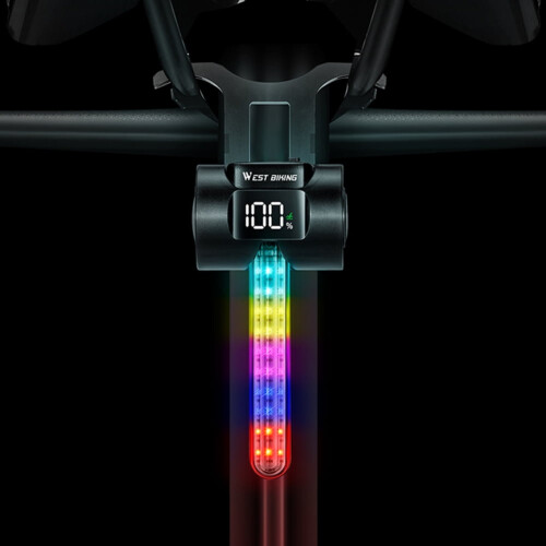 Φως Ποδηλάτου WEST BIKING, Πίσω Φως Ποδηλάτου LED Φόρτιση USB Φόρτιση Αισθητήρα Φρένων 2