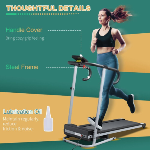 Treadmill with Incline,1-10km/h Under-Desk Running 2