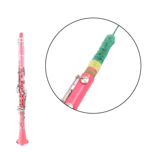 Kit de limpeza para clarinete em microfibra para remoção de umidade (10,26 x 0,86 x 0,59 polegadas) - 10,26 x 0,86 x 0,59 polegadas 1