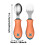 Poaug Babylöffel aus Edelstahl – Rutschfester Griff, Packung 2