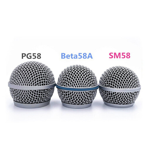 Grade de substituição para microfone compatível com Shure SM58PG58BETA58A BETA87A - Acessórios para proteção da cabeça do microfone. 1