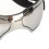 Dog Goggles PC UV Wind Dustproof Silver-Med-Lg 7